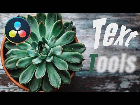 Stylize and Animate Font In DaVinci Resolve 15