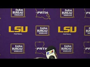 WATCH: LSU interim head coach Frank Wilson speaks after loss to Oklahoma