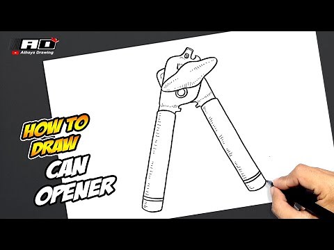 How to draw Can Opener