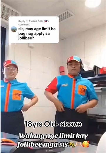 Jollibee Employment Opportunities Without Age Limit