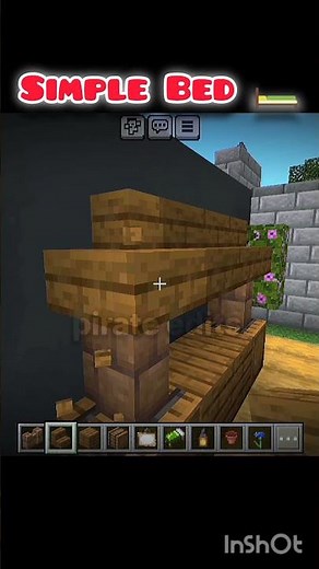 Simple Bed Design in Minecraft 🛏️✨ (Easy Build💫