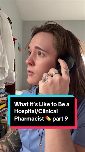 What it’s Like to Be a Hospital/Clinical Pharmacist 💊 part 9 #doctor #pharmacist #hospital #fyp #learn