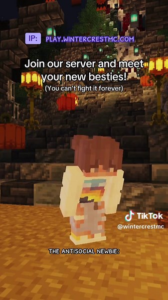 Let us be your new best friends!! 🩷Come join us using the ip:Play.wintercrestmc.com !! #minecraftserver #java #minecraft #friendlysmp #smp
