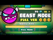 "BEAST MODE FULL VERSION" !!! - GEOMETRY DASH 2.11 !!