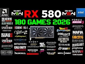 RX 580 Benchmark 2026 Testing 180 Games | Full Performance Review On Budget GPU For Modern Gaming