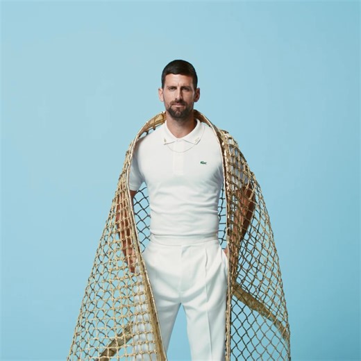 Discover Novak Djokovic, the King of the Court, in the iconic Lacoste polo shirt. | Lacoste