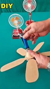 365K views · 2.4K reactions | 5 blade ceiling fan made from cardboard #diy #cardboard #fan #hacks #trick #reels #reels #reelsinstagram #education #electronics #electrical #experiment #engineering #diy #circuit #technology #science #creative #student #learning #arduino #project #fb #facebookwatch #science #electronics #diyprojects #diy #circuit #electronicsprojects #viral #fbpostviral | Om enterprineur | Facebook