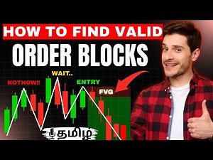 How to Find VALID Order Blocks in Forex Trading (Step-By-Step Guide) for Beginners in tamil #forex