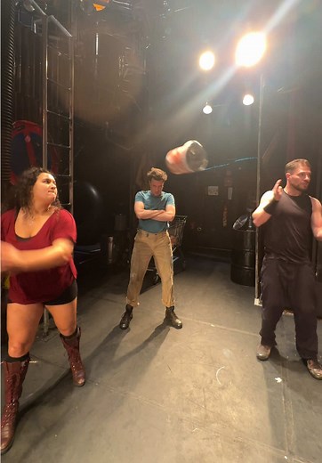 Creative Rehearsal with Paint Cans