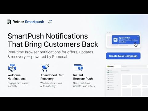 Web push notification Smartpush by Retner.ai