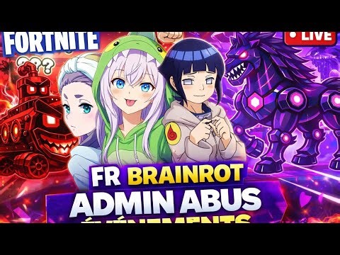 live Fortnite, FR BRAINROT ADMIN ABUS ÉVÈNEMENTS #shorts