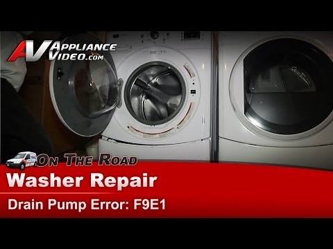 Maytag Washer Repair - Drain Pump Error F9e1 - Pump