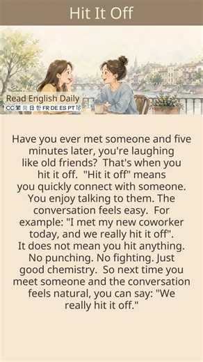 Learn English Idiom | Hit It Off #idioms #37CEnglish
