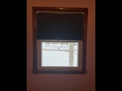 LazBlinds Cordless Cellular Shades No Tools No Drill Cellular Blinds for Windows Overview ~ Is it wo