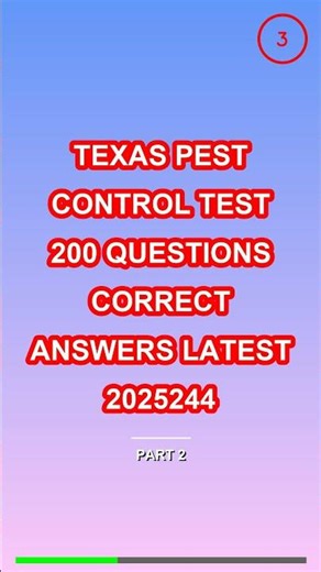 Texas Pest Control Test: 200 Key Questions & Answers to Pass Your Exam (2026)