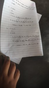 Circle the common multiples and select the lowest common multip... | Filo