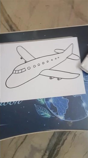 How to Draw a Plane | Super Easy Step-by-step
