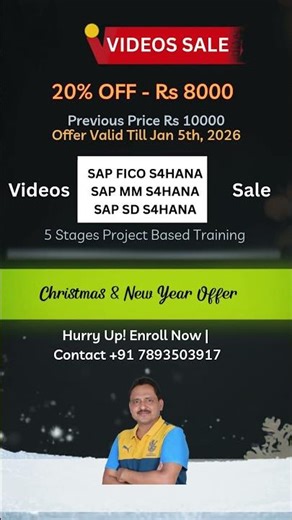 SAP S4 HANA Training Videos Telugu | SAP S4 HANA FICO/MM/SD Project Based Training
