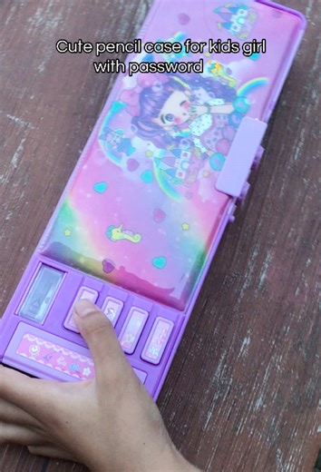 Password-Protected Pencil Case for Kids
