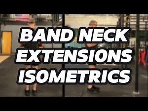 Band Neck Extension Isometrics | Neck Mobility Exercise