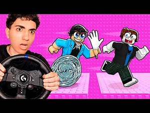 Beating the HARDEST TOWER with A STEERING WHEEL... (IMPOSIBBLE)