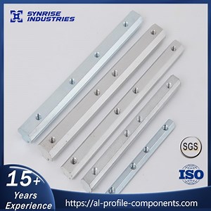 [Hot Item] Angle Bracket 180 Degree Linear Bar Connectors with Hardware for T Slot Aluminum