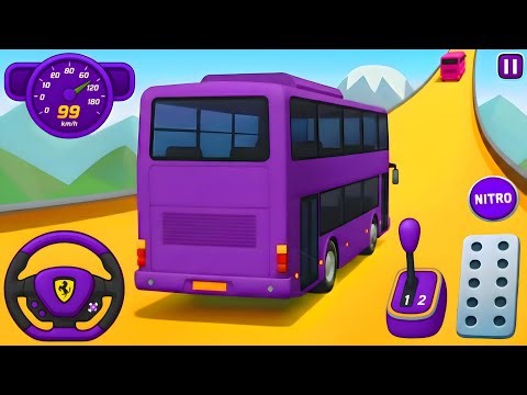 Super Crazy Bus Stunt Racing 3D - Master Racing Stunt 2025 - Android Gameplay #76