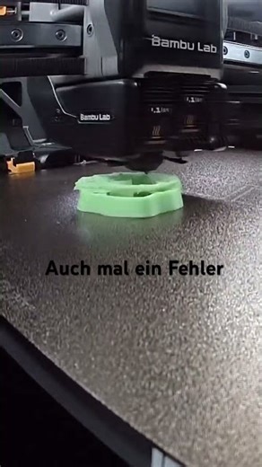 Auch mal ein Fehler #3dprinting #3ddruck