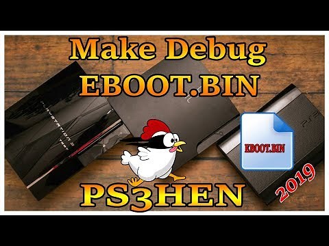Make PS3 HEN Debug EBOOT For Mod Loader Or RTM Tool 2019