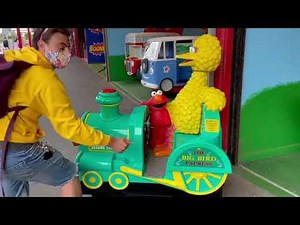 Fun2Learn Big Bird kiddie ride