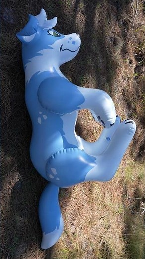 Cinder the Inflatable Toy Dog from WetNose Squeak