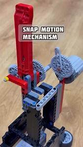 Snap Motion Mechanism #lego #technic #legotechnic #mechanical #diy #mechanism #mechanicalengineering #legofan #linkages | Bricks Master Builders