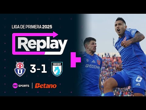 TNT Sports Replay | Universidad de Chile 3 - 1 Deportes Iquique | Fecha 15