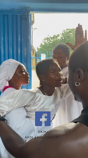 While we are shooting a church scene inside a C & S , one of our young actress enter into a real spirit. But Thank God she’s calm now !! . The Spirit is Real !!! . #viralreels #okikiafolayan #viral #facebookviral #viralpost #facebookpostシ | Okiki Afolayan