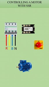 Motor Control With SSR Connection diagram #CircuitDiagram #electrician #electronicsengineering #motor #control | Resonance Automation