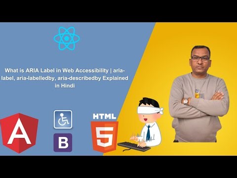 What is aria-labelledby || How to Use aria-labelledby practically in Hindi