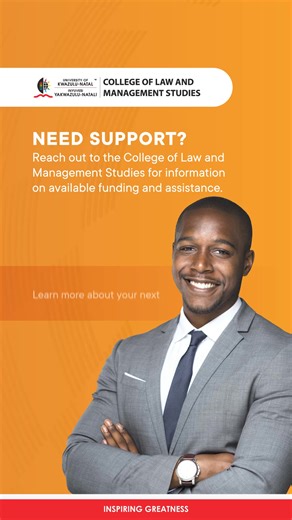 Advance your career with a globally recognised postgraduate qualification from the College of Law & Management Studies. Apply Now! www.applications.ukzn.ac. #LevelUpWthPostgradStudies #InspiringGreatness #CLMS | University of KwaZulu-Natal