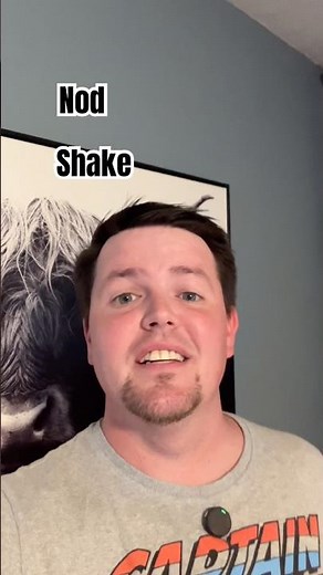 Nod vs Shake – How to Say Yes and No with Your Head 😊❌ #englishgrammar #learnenglish #esl