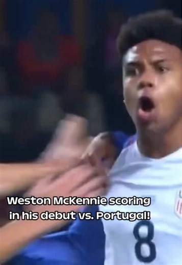 Weston McKennie Scores in First USMNT Match
