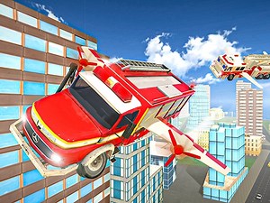 Play Flying Fire Truck Driving Sim | Free Online  Games. KidzSearch.com