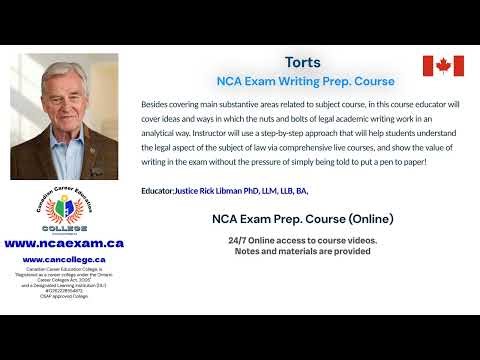 Torts. NCA Exam Prep Course