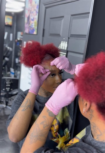 Watch me pierce my eyebrow 💓#piercingtok #incraywetrust #eyebrowpiercing #dallas #fyp