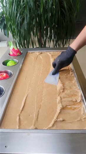 Street Coffee Ice Cream Super Creamy And Strong ☕🍦 #shorts #satisfying #icecream