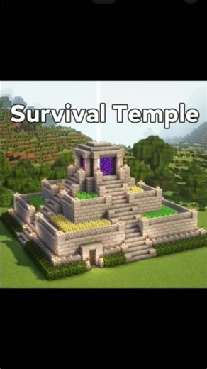 I Built Survival Temple In Minecraft 🏛