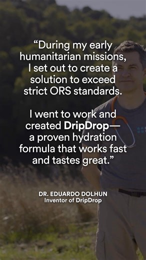 2.2K views | Meet the electrolyte powder you’ll actually want to drink. DripDrop was developed by Dr. Eduardo Dolhun to work fast and taste great. Our proven formula delivers: ⚡3x electrolytes 1/2 the sugar vs the leading sports drink Key vitamins + minerals ⏩ Faster hydration than water alone  Award-winning taste | DripDrop | Facebook