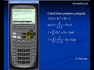 TI 89. Derivatives. Primitives. Integrals