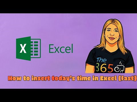 Excel Current Time Shortcut | Insert Time Instantly!