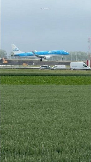 EMBRAER E175 STD KLM ALESUND TO AMSTERDAM LANDING SCHIPHOL AIRPORT PHEXS #aviation #automobile #777