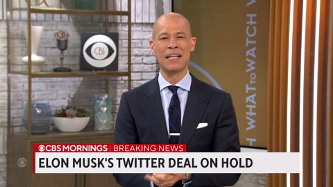 Elon Musk says Twitter deal is "temporarily on hold"