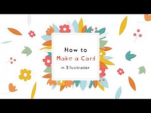 How to make a printable Holiday Card - Adobe Illustrator Tutorial